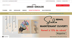 Desktop Screenshot of montrealluminaire.com